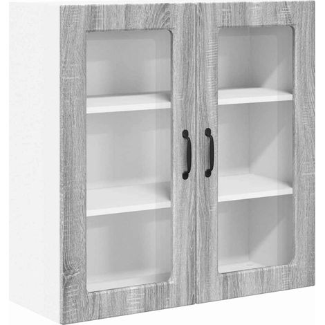 Meuble mural de cuisine,Armoire de cuisine avec porte Gris Sonoma 80 x 31 x 80 cm CFW82347 (1/5)