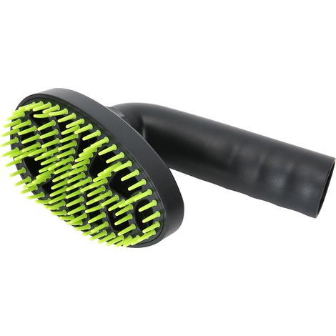 Brosse noire en ABS pour aspirateur domestique (modèle européen 32 mm) permettant d'enlever les poils d'animaux. (1/5)