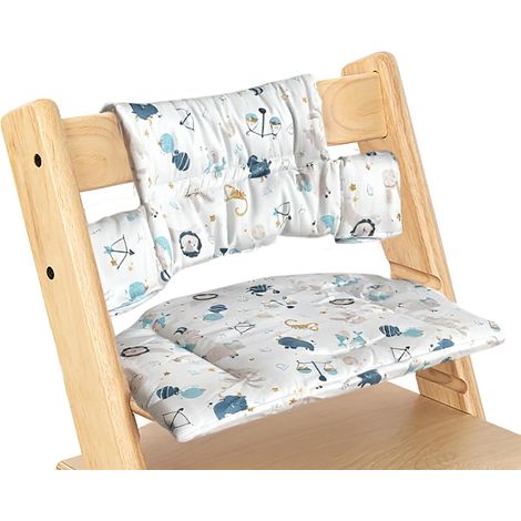 Cuscino per seggiolone per Tripp Trapp – Morbido, facile da fissare, accessorio per Stokke Tripp Trapp, disponibile in diversi colori (1/5)