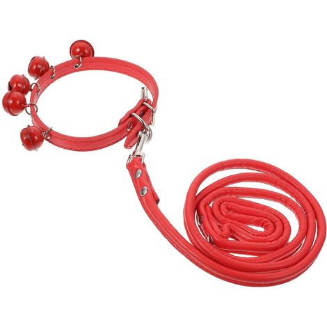 Hundehalsband-Zugleine mit Glöckchen für Haustiere, 3-teilig, für tägliche Spaziergänge (1/5)