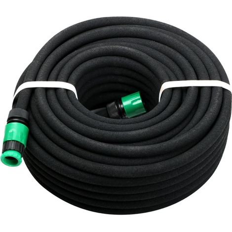 Yaheetech Tubo di Acqua Flessibile da Giardino Tubo per irrigazione a Goccia Tubo di infiltrazione 1/2 Pollice 30 m (1/5)