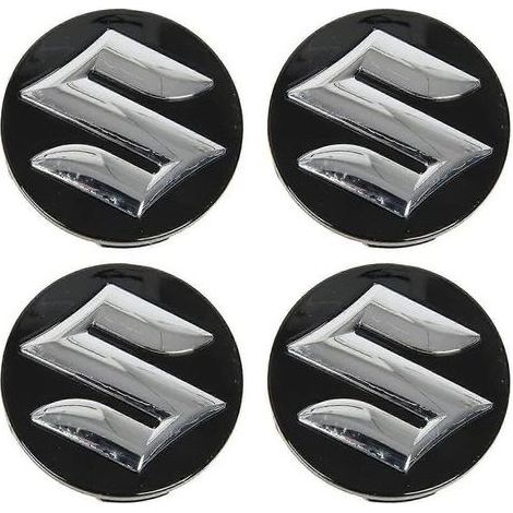 4 coprimozzi centrali da 54 mm per Suzuki Swift, SX4, S-Cross, Ignis, Vitara, Solio, Bandit e Swace. Protezione antiruggine per i cerchi.