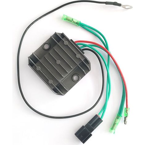 Régulateur-redresseur de tension 12 V pour motos Yamaha 75C, 80A, 90A et C90. (1/4)