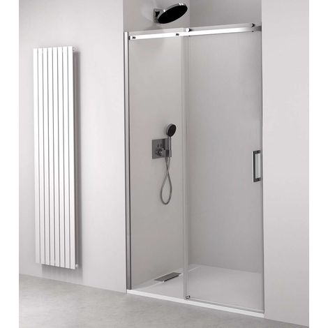 Polysan Thron - Mampara de ducha Round 100 x 200 cm, Antidrop, cristal transparente/cromo TL5010-5005 (1/5)