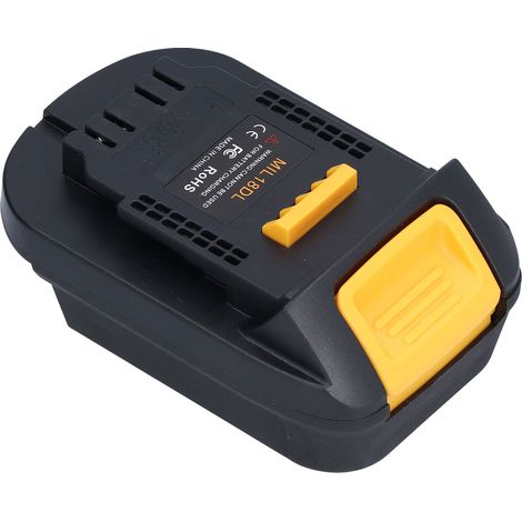 Adaptateur secteur pour batterie au lithium, station d'accueil pour outil électrique, convertisseur de connecteur d'alimentation pour Milwaukee 18V MIL18DL (1/5)