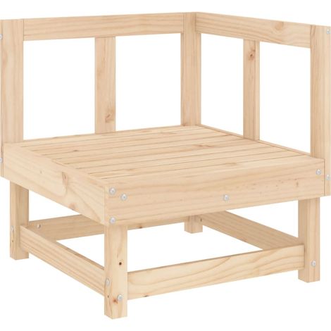 Maison Exclusive - Garten-Ecksofa Massivholz Kiefer