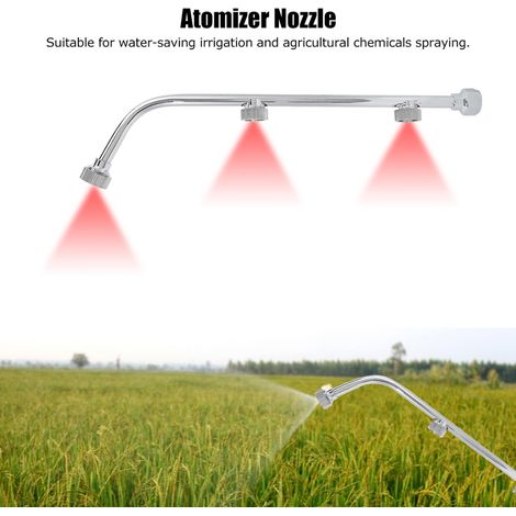 Buse d'atomisation agricole en acier inoxydable pour pulvérisateur d'insecticides statique haute pression à atomisation statique (1/5)