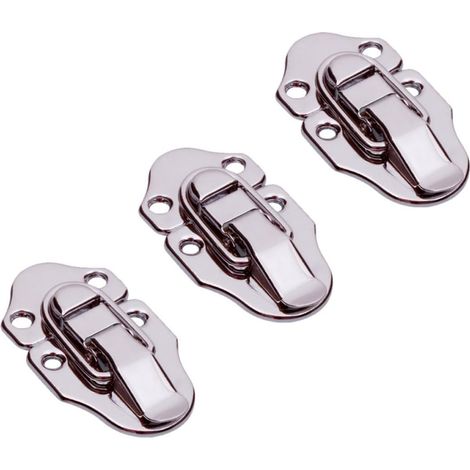 3 pièces Hakenschlösser aus Eisen pour le coffre et sacs de rangement avec du matériel Dickem (1/5)