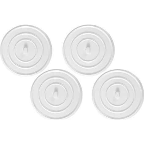 Bouchon de vidange - 4 pièces - Bouchon de vidange - Bouchon d'évier universel - Silicone - Bouchon de baignoire - Anti-obstruction - Pour évier, Bain , lavabo de Cuisine , plan de travail de baignoir (1/5)