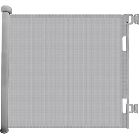 Barrière de sécurité escamotable bébé enfant animaux portail rétractable pour escalier porte couloir intérieur extérieur (1/5)