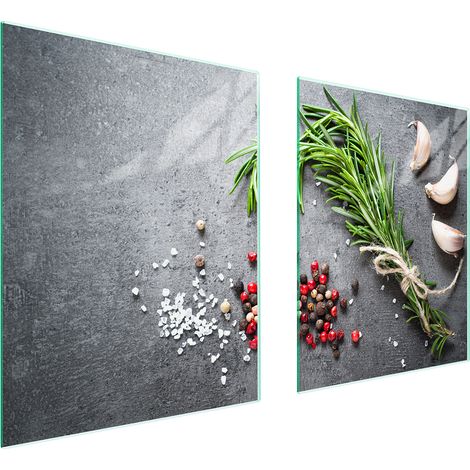 GLASSCHUTZPLATTE FÜR HERD 85x52 SPICES (1/5)