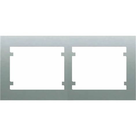 Cornice orizzontale a 2 elementi ALLUMINIO MERCURIO BJC IRIS 18002-MA