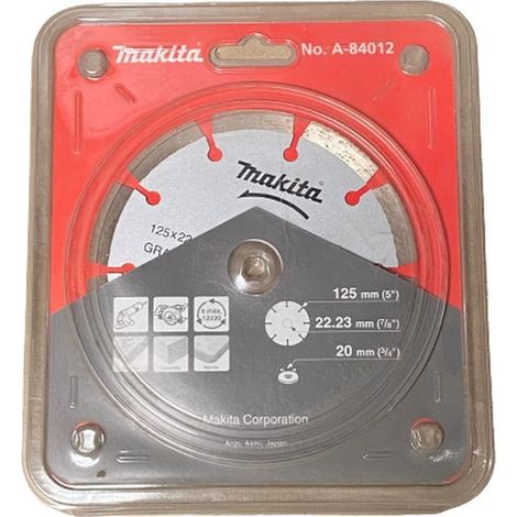 Makita Diamantscheibe Ø 125 mm Granit A-84012 Winkelschleifer Handsäge