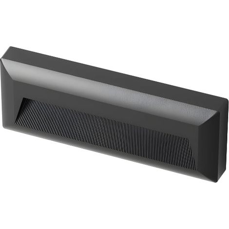 Balise LED Saillie CCT Étanche 5W NOIRE - 3000K/4000K/6500K - SILAMP (1/2)