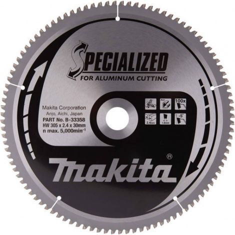 Lame de scie circulaire MAKITA B-33358 305x2,4/1,8x30 100Z