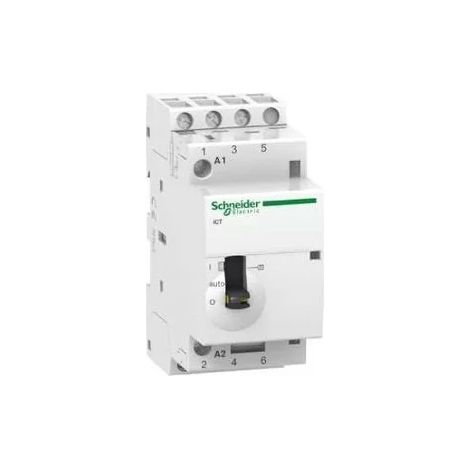 Elektrischer Schütz Schneider Electric iCT Weiß 25A 3NO