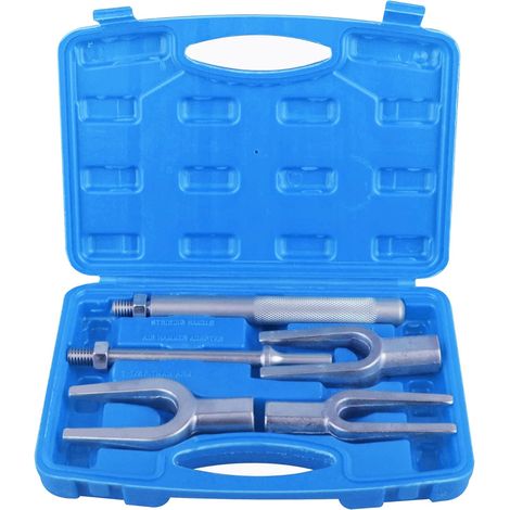 Kit de 5 piezas para horquilla separadora de rótulas de coche, extractor de extremo de barra de acoplamiento, compatible con 17-23-28 mm (1/5)