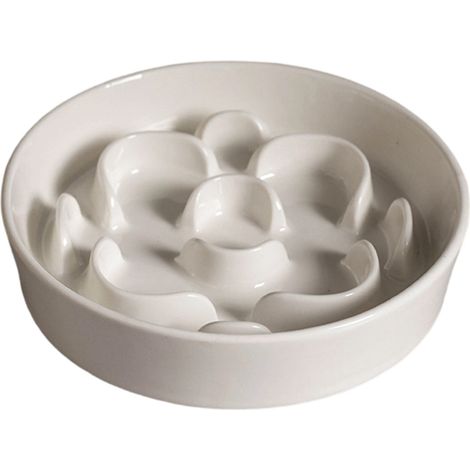 Gamelle Anti-glouton - Mélamine Alimentaire A5 - Labyrinthe Banane pour Chats - 16 x 3 cm - 1 Pièce (1/5)
