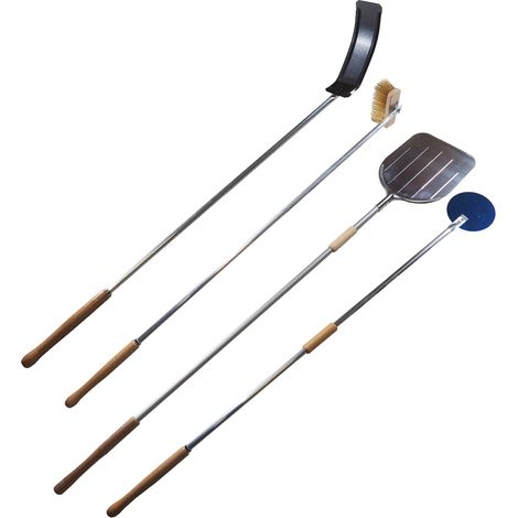 KIT PALE SET PALA PIZZA FORNO A LEGNA 4pz COMPLETO (1/2)