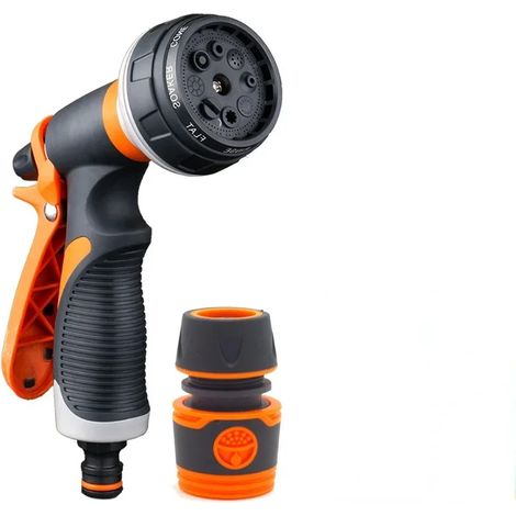 (Combinaison A) Arroseur de pelouse multifonction pour lavage de voiture, outils portatifs haute pression et durables, buse d'arrosage pour jardin (1/5)