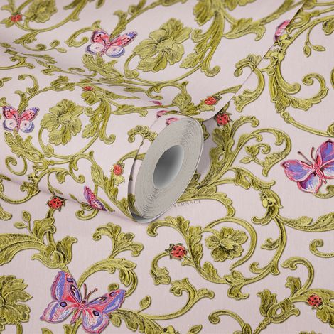 A.S. Creation Versace 3 343254 Vliestapete Vintage 0.70 m x 10.05 m Grün (1/5)