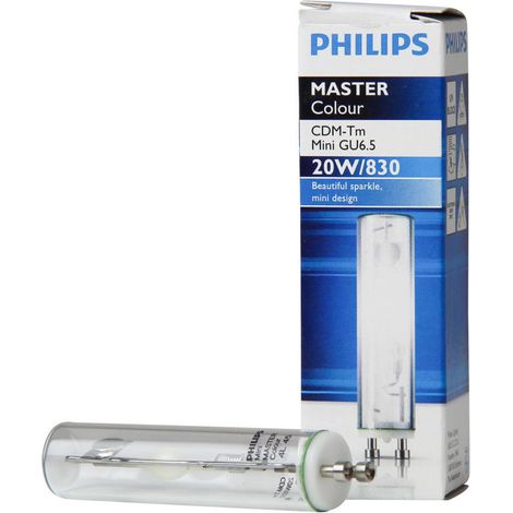 Philips MASTERColour CDM-Tm Elite Mini, 20W, GU6.5, chiara, 89083900 (1/3)