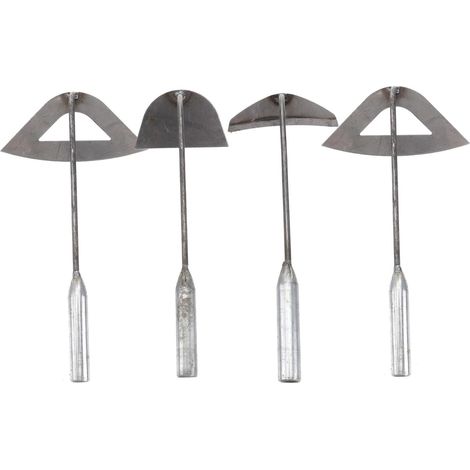 1 Jeu Houe De Jardin Outil Pelles pour Creuser Cultivateur Accessoires Taller Fournitures Houes À Main De Jardinage Houes De Jardin Houes À Main Agricoles Le Fer Silver 4 Pièces (1/5)