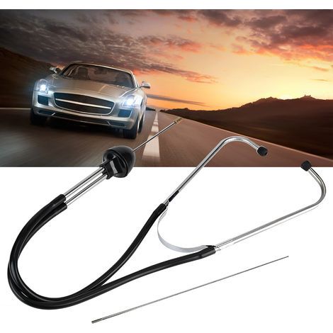 Stéthoscope mécanique moteur auto, testeur diagnostic cylindre, outil de réparation automobile, détection pannes moteur, sonde acoustique mécanicien. (1/5)