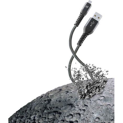 Câble USB microUSB extrême noir