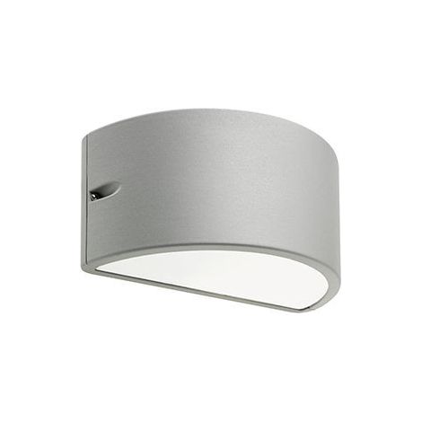 E27 Wandleuchte Umbeline geschlossen Aluminium (1/3)