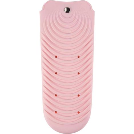 Pochette rose pour lisseur, support résistant à la chaleur pour fer à lisser et fer à boucler (1/5)