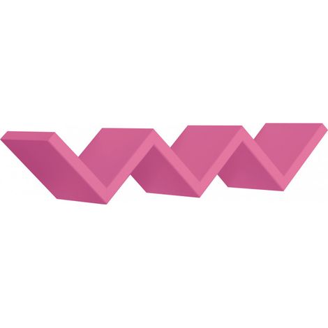 Mensola da parete soggiorno scaffale design moderno decorativo Saetta - Fucsia (1/4)