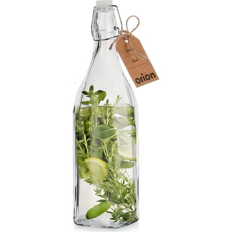 Botella de vidrio con clip 1 l (1/5)