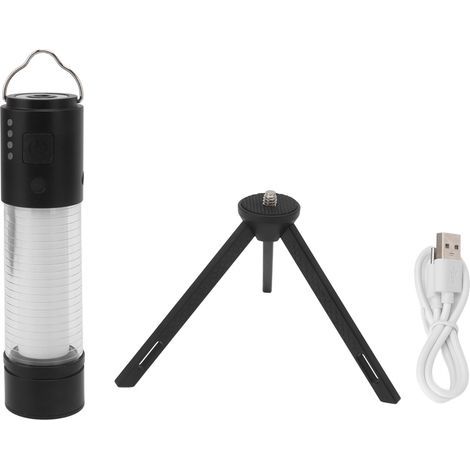 USB-Typ-C-LED-Campinglaterne mit 2600 mAh, magnetische Campinglampe mit Stativ für Notfälle bei Stromausfällen durch Gewitter (1/5)