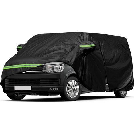 Autoabdeckung für VW T5 T6 LWB, wetterfest, UV-beständig, Vollgarage, Schwarz (1/5)