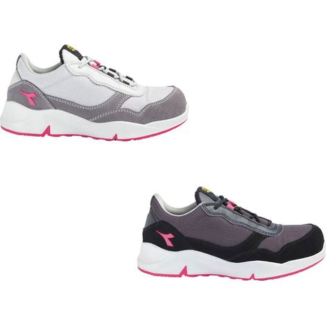 Diadora Utility Scarpa Antinfortunistica Bassa Femminile Athena Text Low S1PL FO SR ESD Nero - 38 (1/5)