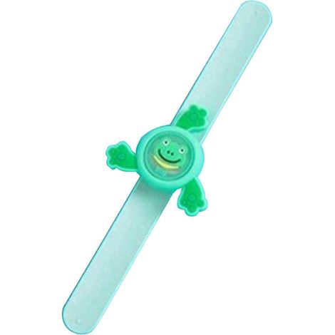 1. Leuchtendes Silikon-Mückenabwehrarmband für Babys, Kinder und Schwangere mit dekorativem, rotierendem Ventilator und Mückenvernichter im Cartoon-Stil.