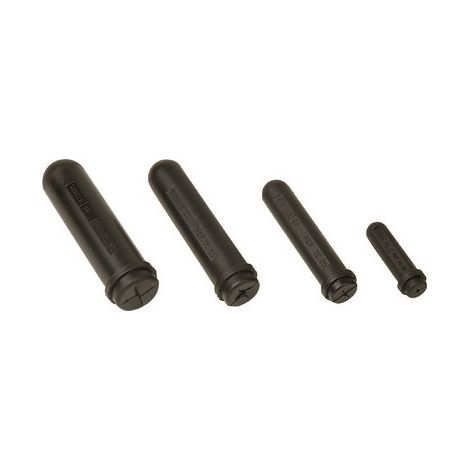 Capuchon d'extrémité Penta, diamètre interne: 20mm, Noir ( Prix pour 1 )