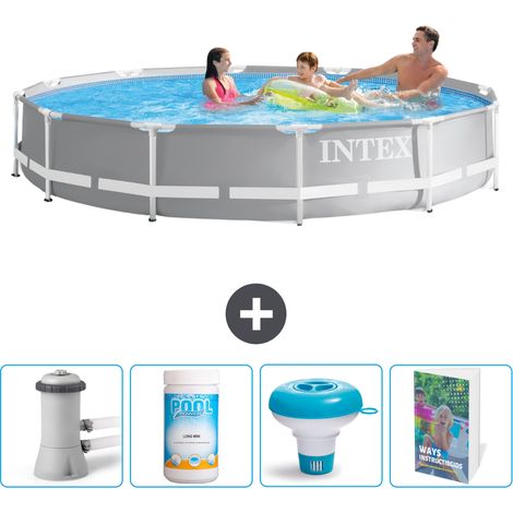 Intex Piscine Prism Frame Ronde - 366x76 cm - 5-pièces SCB104 (1/4)