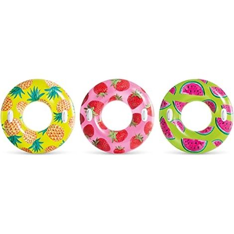 FLOTADOR CON ASAS RUEDA FRUTAS TROPICALES 1,07CM MOD SDOS (+9 AÑOS) - MODELOS SURTIDOS