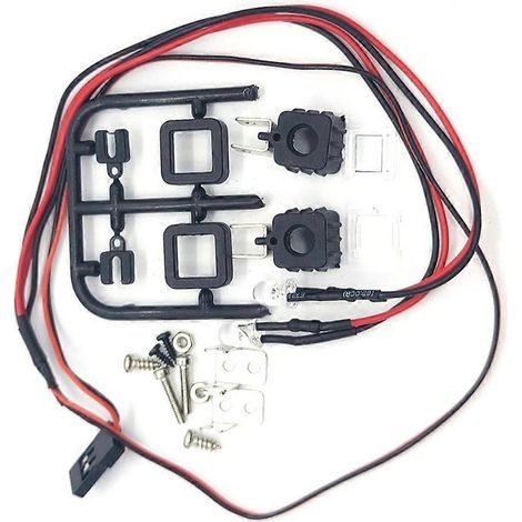 SCX24 RC Quadratisches LED-Dachgepäckträger-Scheinwerfer-Kit (1/5)