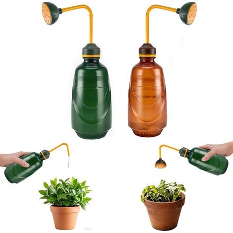 2 Pièces Arrosoir, Buse 360°, Réservoir 450ml, Plante Délicate, Intérieur Extérieur (1/5)