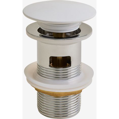 Válvula de desagüe para lavabo tipo Click-Clack en acero inoxidable y latón Orveta SKLUM             