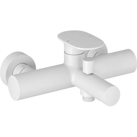 Ravak Spring - Grifo de bañera, blanco mate X070569 (1/2)