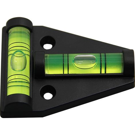 Lot de 2 niveaux à bulle de type T, niveau T pour camping-car, dispositif de nivellement à bulle