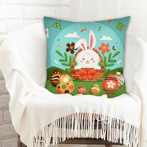 Housse de coussin pour décoration intérieure résistant au lavage pour petite amie petit ami (1/5)