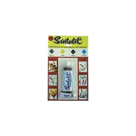 SINTOLIT STUCCO PER LEGNO IN TUBETTO ML.60- - ml.75 legno chiaro - 3 blister SINTOLIT