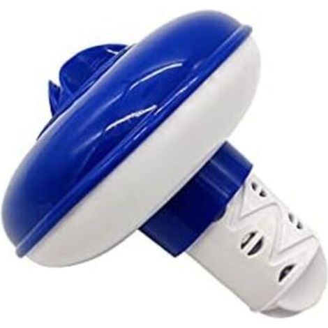 Dispensador de cloro flotante para piscinas, dispensador de pastillas de cloro flotante extraíble para jacuzzi y spa, dispensador de cloro flotante para uso interior y exterior (1/5)