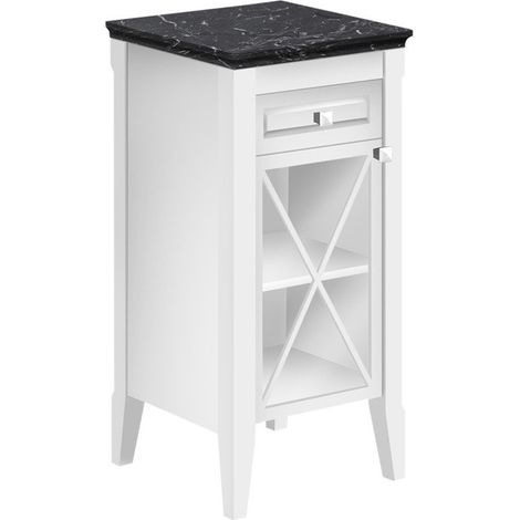 Armoire latérale V&B HOMMage 440x850x425mm Arrêt à droite star white