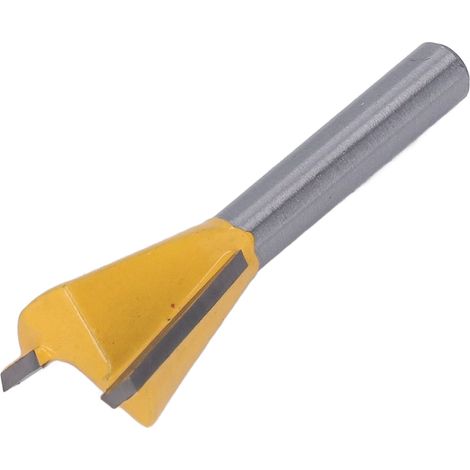 Fraise à queue d'aronde 1/4" en acier tungstène revêtue TPFE pour rainurage bois durable (1/5)